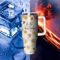 thumbnail image 4 of 40oz Autumn Gift Fall Tumbler with Handle and straw, Pumpkin Maple Orange Leaves Stainless Steel Insulated Cup, Coffee Mug Water Bottle for Thanksgiving, 4 of 6
