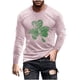 thumbnail image 2 of Blusas y camisas de manga larga y cuello redondo para hombre, camisetas casuales con estampado de moda y cuello redondo, blusas de licra de manga corta para hombre., 2 of 5