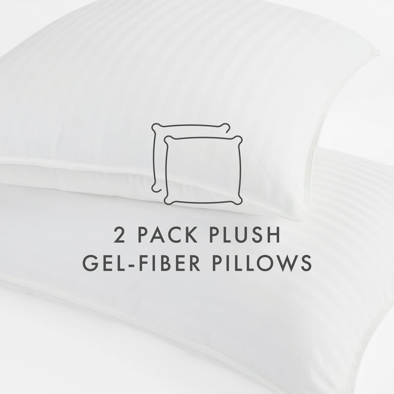 Comfort Canopy Cooling Gel Fiber Pillows, King 2-Pack photo 7