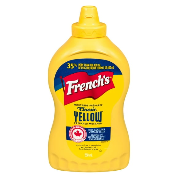 French's, Classic Yellow Mustard, 550mL