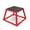 Red, variant on 12" Anti-Slip Steel Plyometric Jump Box Set – Durable Step Up Platform for Home Gym Strength & Conditioning