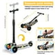 thumbnail image 3 of Scooter Kids Scooter Scooter Ajustable Scooter De Rueda PU De Dirección De Dirección De Gravedad Con Coloridas Luces LED, 3 of 7