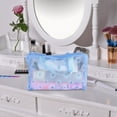 thumbnail image 5 of Women's Large Capacity Travel Toiletry Bag Transparent Floral Cosmetic Organizer with Thickened Portable Design, 5 of 7