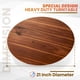 thumbnail image 3 of TIDITA Plato giratorio para mesa de Acacia Lazy Susan de 21 pulgadas, tablas de madera para charcutería, tabla de queso, organizador extra grande Lazy Susan, plato giratorio de cocina para gabinete, d, 3 of 5