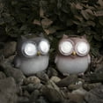 thumbnail image 2 of Pure Garden Set of 2 Outdoor Battery-Operated Owl Decoys to Scare Birds, 2 of 5