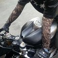 thumbnail image 5 of Resbalón falso temporal en la manga del brazo del tatuaje Ciclismo Baloncesto Sun Block Sleevelet para hombres y mujeres Conjunto oscuro unisex Feliz Sencillez, 5 of 5