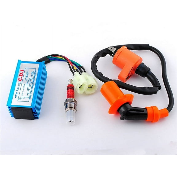 Furulu High Performance Racing Ignition Coil Spark Plug AC CDI For GY6 50cc Scooter ATV