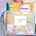 thumbnail image 2 of L-Cut Mesh Zipper Pouch, Pencil Case & File Holder, Blue, L-Shaped Mesh Zipper Pouch, Transparent Blue, Easy Access And Spacious Storage For Pencils, Pens, And Art Tools, Great For Learnerss, Meiiso, 2 of 8