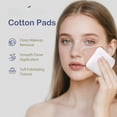thumbnail image 2 of Large  Pads for , Soft & Lint-Free  Rounds with Pressed Seam Design, Durable Facial Cleansing Squares for , Ideal Makeup Remover Pads, 3x3 Inch, 60 Count, 2 of 6