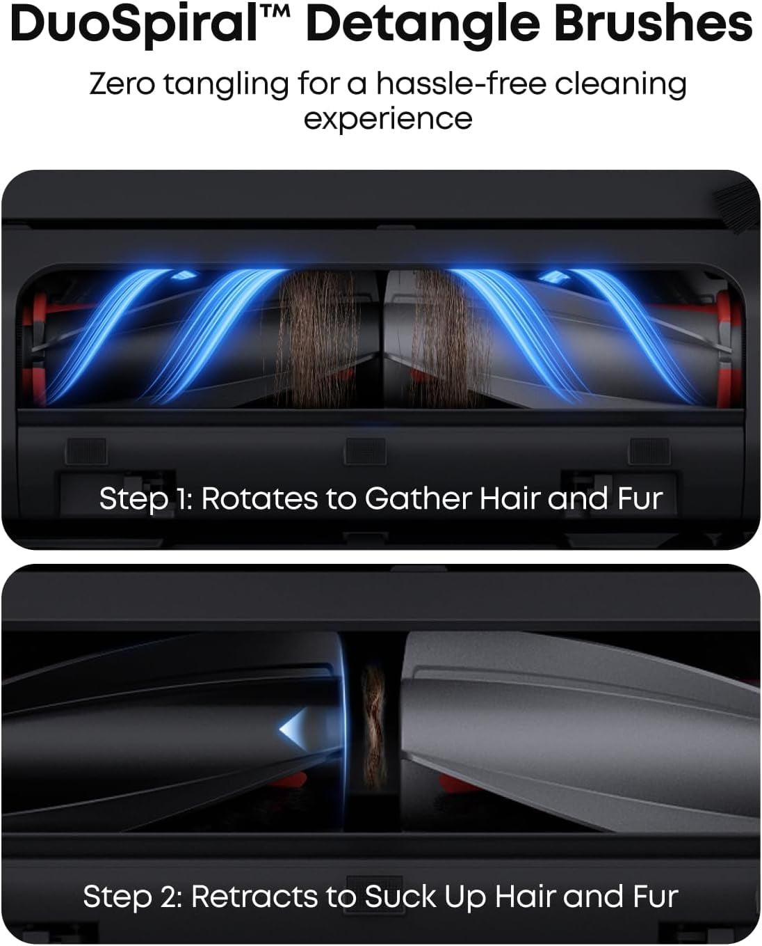 eufy Robot Vacuum Omni E28, HydroJet System , Portable Deep Cleaner, Turbo Suction, DuoSpiral™ Detangle Brushes, CornerRover™ Arm