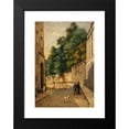 thumbnail image 2 of Paul Martellière 14x18 Black Modern Framed Museum Art Print Titled - Rue Rataud (1900), 2 of 5