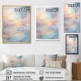 thumbnail image 4 of Designart "Ethereal Clouds Fluid Artistry III" Clouds Floater Framed Wall Decor, 4 of 5