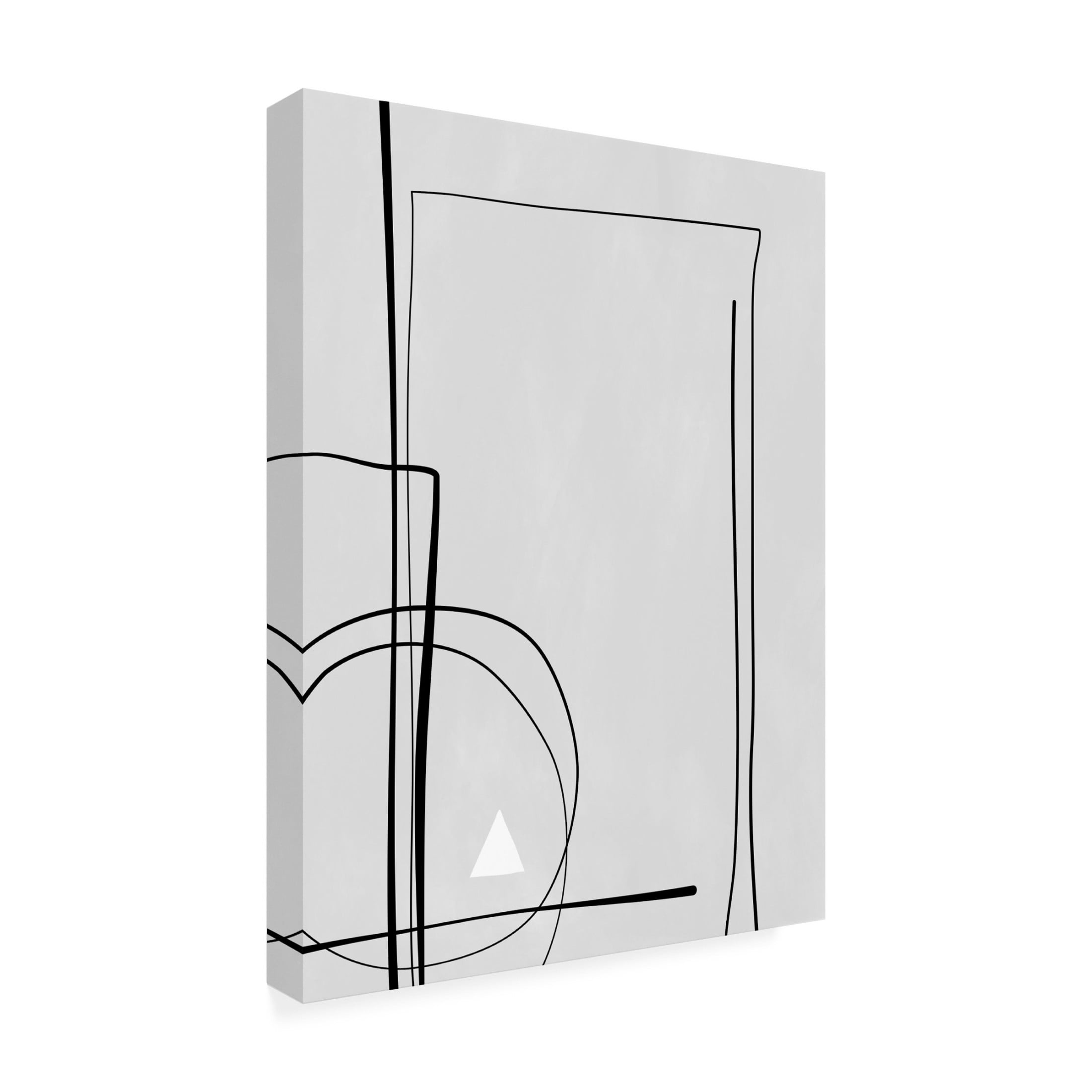 Trademark Fine Art Elena Ristova  blackawhite37 Canvas Wall Art