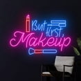thumbnail image 5 of Handmadetneonsign But First Make Up Artist Neon Sign, Cosmetics Neon Light, Beauty Product Led Sign, 5 of 5
