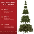 thumbnail image 6 of Best Choice Products Artificial Christmas Tree, 15ft Premium Pre-Lit Spruce Design, Dense Branches - Green Spruce, 6 of 8