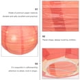thumbnail image 4 of 2 faroles de papel decorativos de planetas para fiestas, faroles de papel plegables, 4 of 5