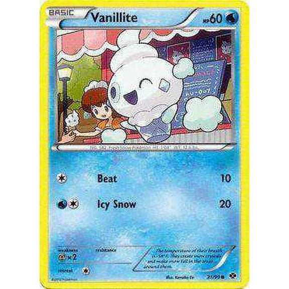 Pokemon Next Destinies Common Vanillite #31