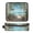 Palm Trees and Ocean, variant on Hair Tool Organizer Bag with Heat Resistant Mat Removable Travel Storage Case for Hot Air Brushes Curling Irons Serene Beach Scene