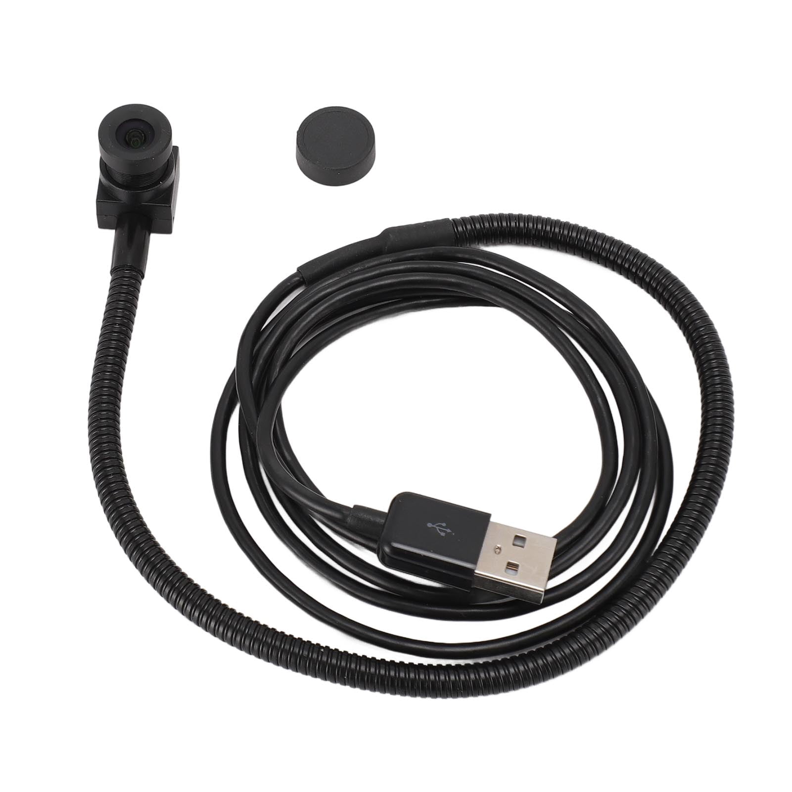 Middle Screen Webcam, Better Eye Contact Convenient USB Webcam 3.6mm Lens  for Video Conferencing