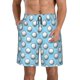 thumbnail image 1 of Balery Golf Balls 1 Traje de Baño Estilo Hawaiano para Hombre, Shorts de Secado Rápido con Bolsillos-Small, 1 of 6