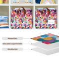 thumbnail image 4 of Yayeee Foldable Storage Basket for Shelves with Handles Waterproof Cloth Bins, Black Colorful Circles, 4 of 7
