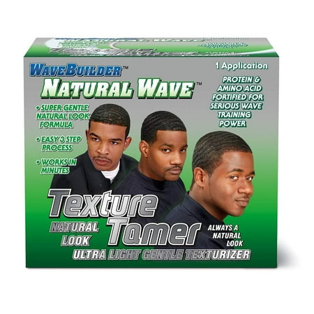 Natural Wave Texture Tamer Ultra Light Gentle Texturizer Kit, 1 Application, Super gentle natural look formula By
