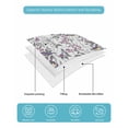 thumbnail image 5 of Quilts Queen Size, Spring Botanical Birds Soft Comforter Bedding Set for Bed, Garden Floral Twigs Farmhouse Lightweight Quilted Bedspread with Pillow Cover(2 Pieces) for All Season, 90x96 Inch, 5 of 6