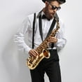thumbnail image 1 of unbranded 1Ud Saxophone Shoulder Strap Ajustable Negro Para Saxofón Alto Tenor Soprano Barítono, 1 of 8