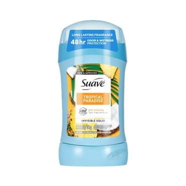 Suave Antiperspirant Deodorant For Women, 48hr Protection, Tropical Paradise, 1.2 oz