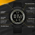 thumbnail image 6 of Digital Watch for Men, Ultra-Thin Sport Watch with Stopwatch/Alarm/Dual Time/Calender Waterproof Wristwatch for Man, 6 of 10