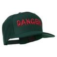 thumbnail image 5 of Danger Embroidered Snapback Cap - Spruce OSFM, 5 of 5