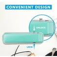 thumbnail image 4 of TACYKIBD Single Hole Puncher Handheld 1/4 Inches Hole Punch, 20 Sheet Paper Punch Capacity Metal Hole Puncher with Skid-Resistant Base for Paper, Chipboard, Art Project, Green, 4 of 7