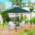 thumbnail image 2 of Outsunny 10' x 10' Square Gazebo Canopy Replacement UV Protected Top Cover Sun Shade Grey, 2 of 10