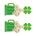 thumbnail image 2 of Pendientes del día de San Patricio Jinwen 2 piezas Aleación de zinc 2 cm x 4 cm, 2 of 8