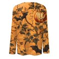 thumbnail image 5 of Suéter de manga larga con cuello redondo y estampado de Halloween informal a la moda para mujer, 5 of 5