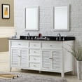 thumbnail image 2 of Direct Vanity Sink Shutter 6070D12 70 in. Double Bathroom Vanity, 2 of 5