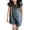 Z-002Blue, variant on Toddler Baby Washed Denim Short Overalls Cat Embroidered Rompers with Adjustable Strap Loose Fit Wide Leg Shortalls for Unisex