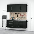 thumbnail image 2 of Prepac HangUps 60" Storage Cabinet Set F, 4 Pieces, Black, 2 of 10