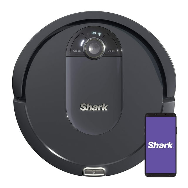 Robot aspirador Shark IQ AV992 para limpieza de hileras, negro