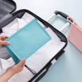 thumbnail image 3 of Bolsa de cosméticos Juego de 3 bolsas de maquillaje para bolso bolsa de viaje belleza cremallera organizador bolsa regalos para mujeres, cuero PU lavable impermeable, 3 of 5