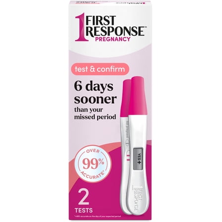 FIRST RESPONSE Test & Confirm Pregnancy Test, 1 Line Test and 1 Digital Test Pack