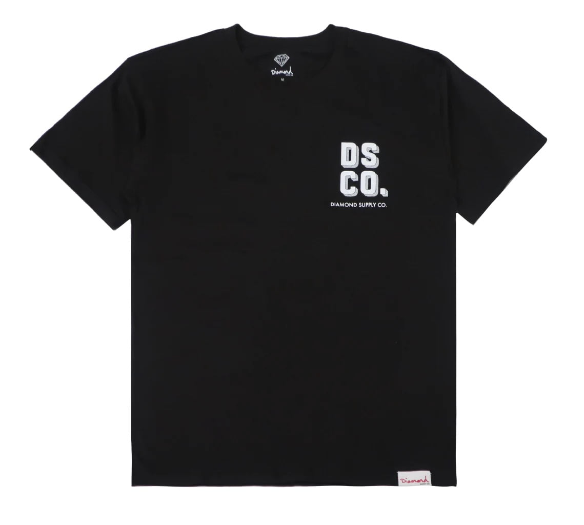 AREA OF DIAMOND 4　BLACK　Tシャツ　Lサイズ Diamond Supply Co. Men's T-Shirt SF Diamond Short Sleeve Tee (XX