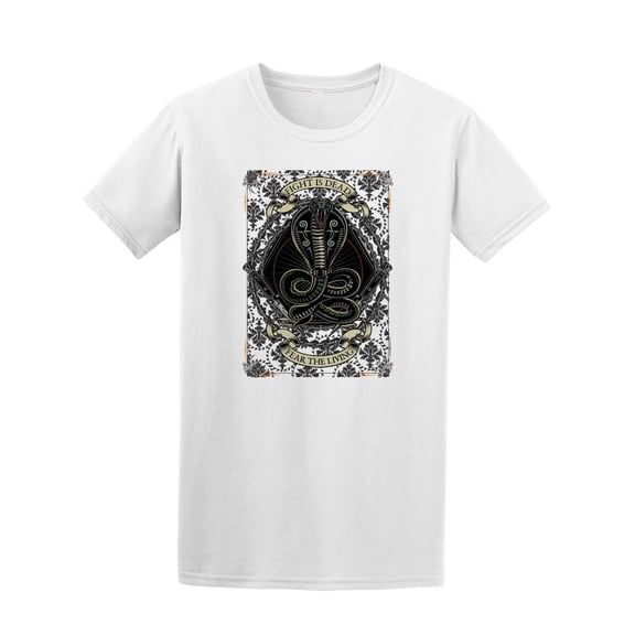Cobra Snake Tattoo Tee. Men's -Image by Shutterstock