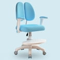 thumbnail image 6 of Upgraded Children Desk Chair with 360 Degree Wheels, Height Depth Adjustable Kids Computer Chair, Cute Children Study Chair for Home, School and Library (Blue, Pink)-Blue, 6 of 8