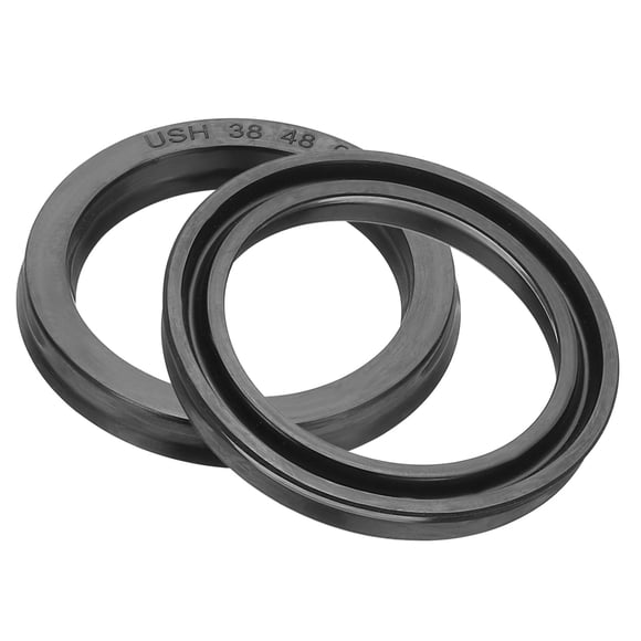 Uxcell Oil Seal Lip Seals Nitrile Rubber Cover Radial Shaft Washer Gasket for Cylinder Automotive Car Engine Drain Plug 38 x 48 x 6mm
