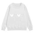 thumbnail image 4 of KAUOD Teen Girls Crew Neck Sweatshirts Cute Heart Graphic Pullover Tops Clothes Kids Ribbed Cuffs Oversized Cotton Hoodies, 4 of 8