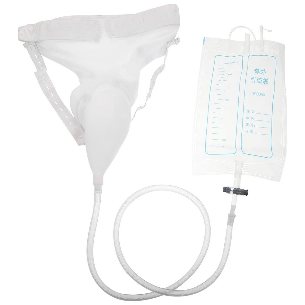 HOMEMAXS 1 Set of Portable Male Patient Urinal Bag Urine Collector