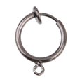 thumbnail image 2 of 12pcs Anillo De La Nariz No Penetrante Pinza De Resorte Del Pendiente De Bricolaje Hallazgo- Negro, 2 of 5