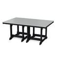 thumbnail image 2 of Wildridge Heritage 7-Piece 44"X72" Dining Set, Light Gray and Black - Outdoor Weather Resistant Recycled Plastic Furniture for Patio, 2 of 5