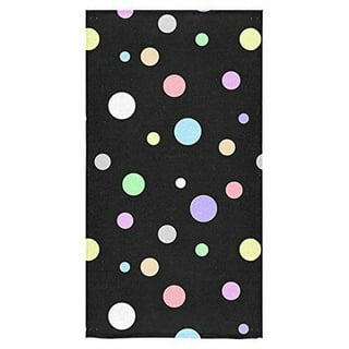 AOYEGO Christmas Tree Hand Towels Black White Leaf Circle Polka Dot Towel  Highly Absorbent Soft Towel Kitchen Bath Decor for Women Men 15x30 Inch